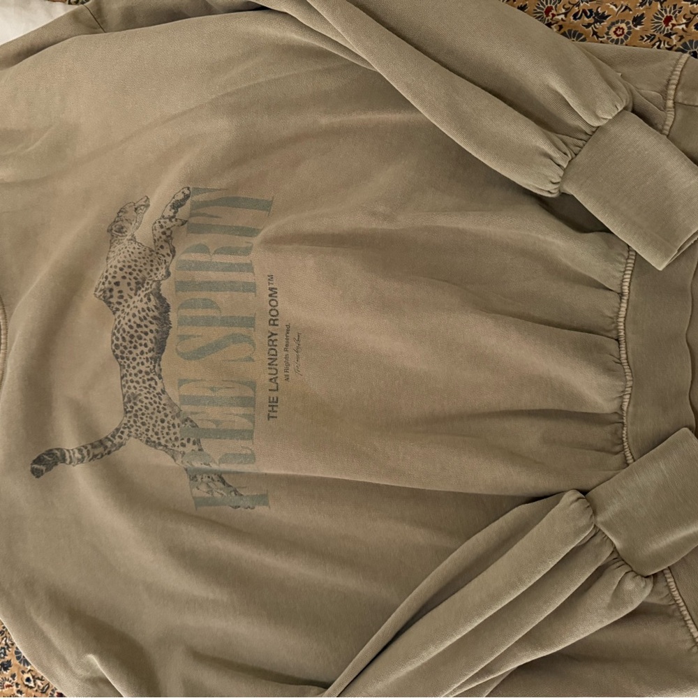 The Laundry Room Free Spirit Leopard Sweatshirt
